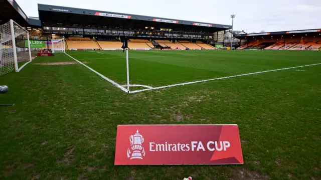 Vale Park ahead of kick-off