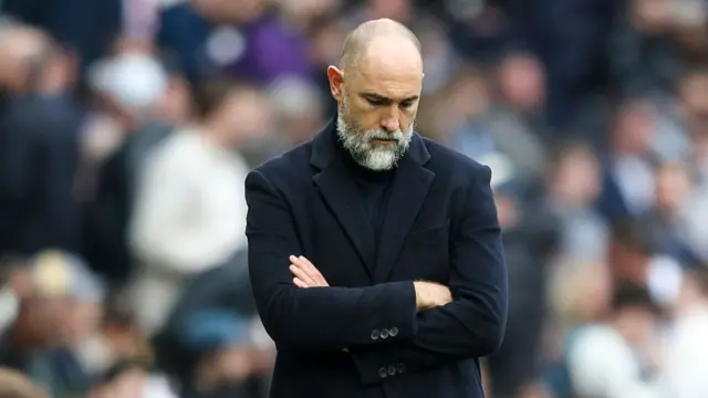 Igor Tudor looking dejected on the sideline