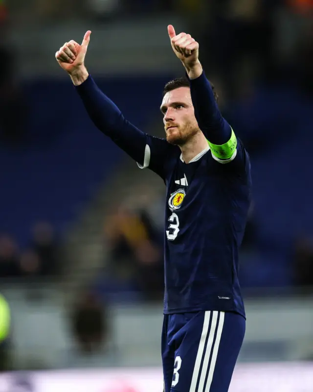 Scotland captain Andy Robertson
