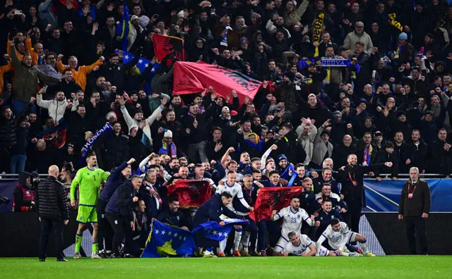 Kosovo and their fans