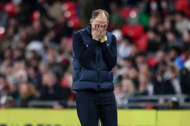 Head Coach Thomas Tuchel of England during the international friendly match between England and Japan at Wembley Stadium on March 31, 2026 in London, England.