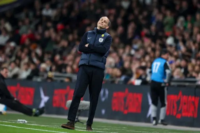 Head Coach Thomas Tuchel of England during the international friendly match between England and Japan at Wembley Stadium on March 31, 2026 in London, England.