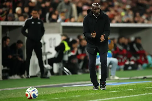 Otto Addo coaches Ghana against Austria