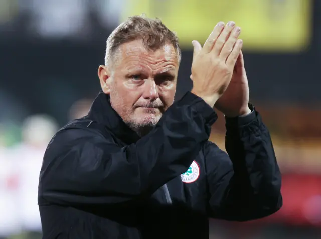Cliftonville manager Jim Magilton