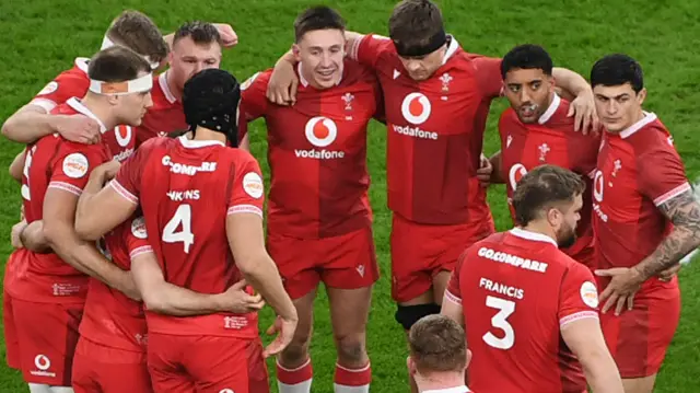 Wales in a huddle