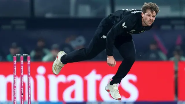 New Zealand's Lockie Ferguson in action