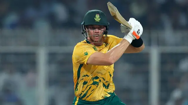 Tristan Stubbs of South Africa bats