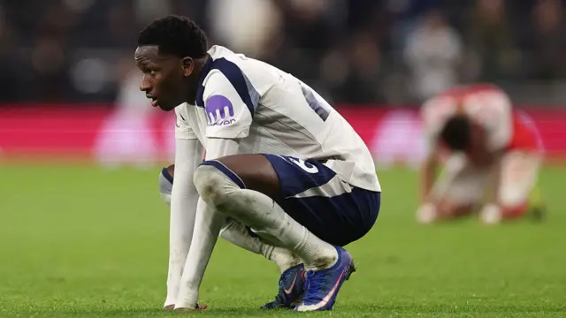 Pape Matar Sarr reacts