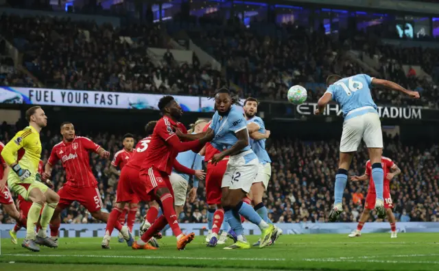 Rodri scores.