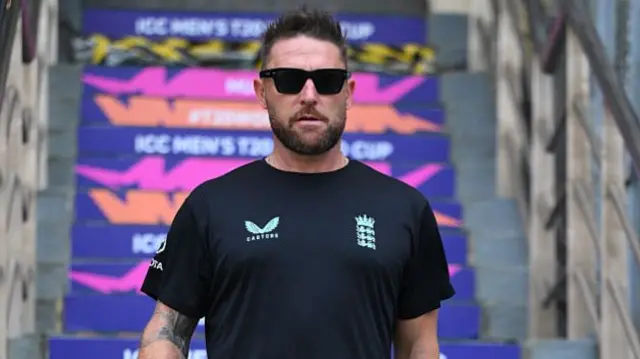 : Head coach of England Brendon McCullum g