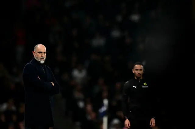 Tottenham Hotspur's Croatian head coach Igor Tudor looks on