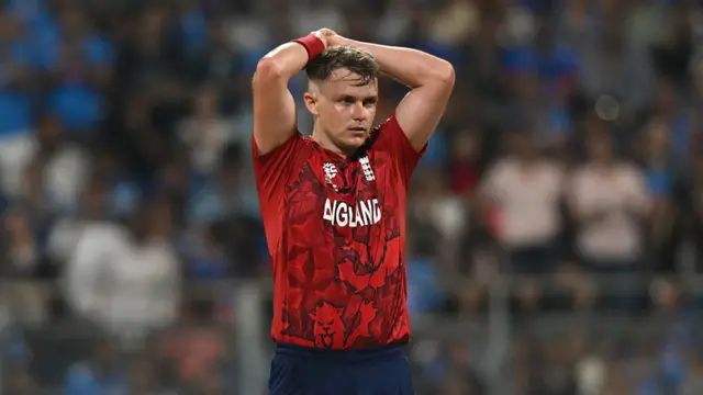 : Sam Curran of England