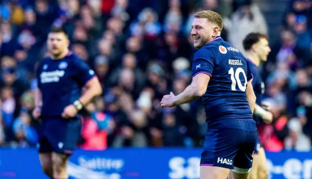 Scotland's star man Finn Russell