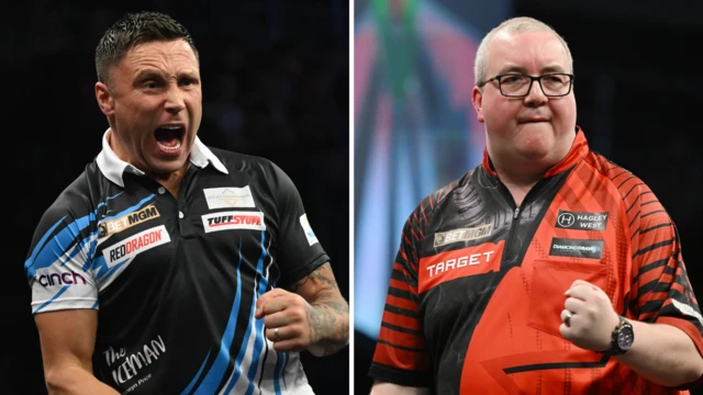 Gerwyn Price and Stephen Bunting