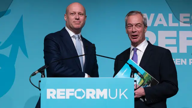 Dan Thomas and Nigel Farage