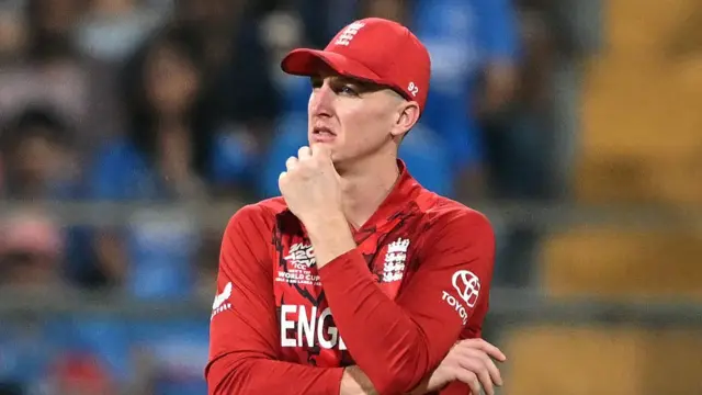 England's captain Harry Brook