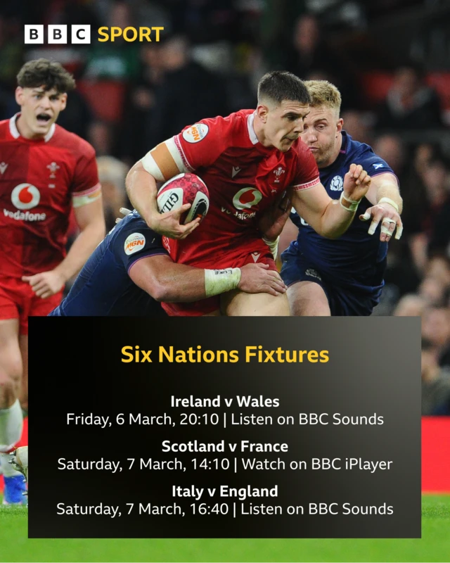 Six Nations fixtures