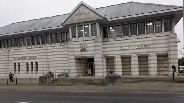 Doncaster Crown Court. A two-storey court building.