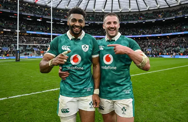 Robert Baloucoune and Stuart McCloskey