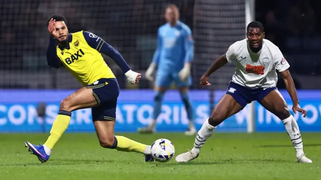 Preston v Oxford match action