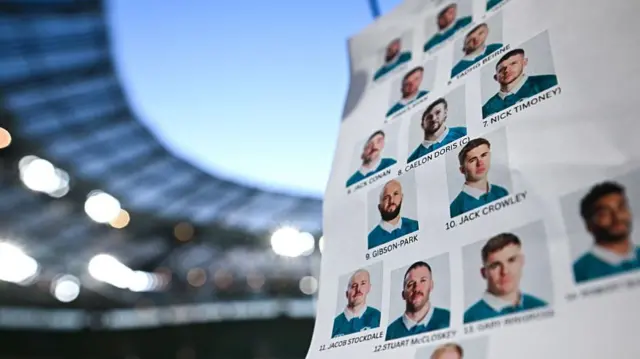 Ireland teamsheet