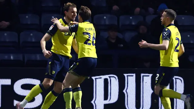 Oxford celebrate scoring