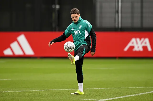 Florian Wirtz attends a team training session
