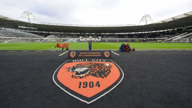 MKM Stadium before kick-off between Hull and Millwall