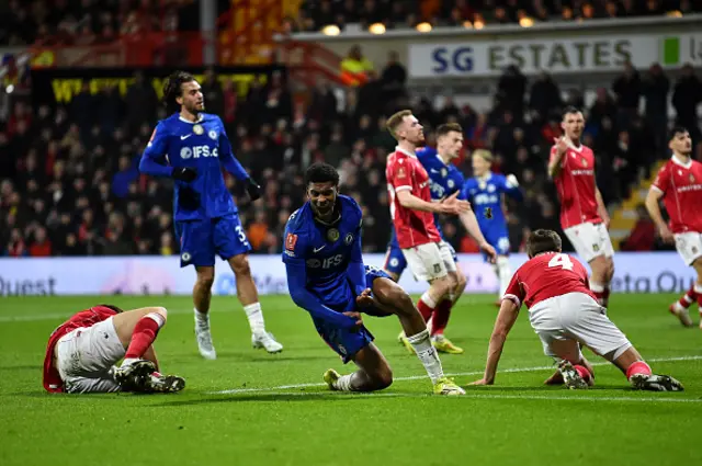 Josh-Kofi Acheampong celebrates