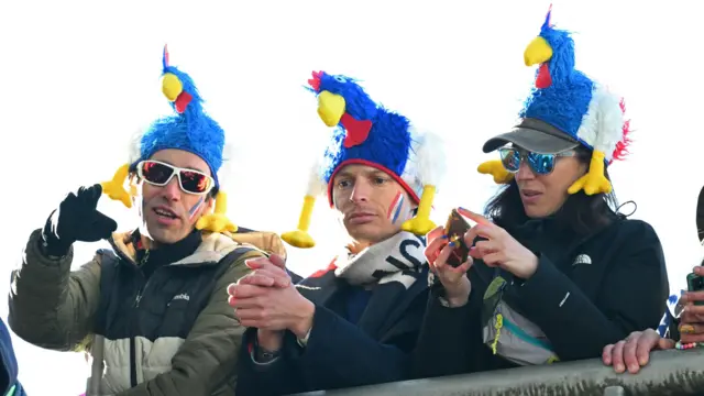 France fans at Murrayfield