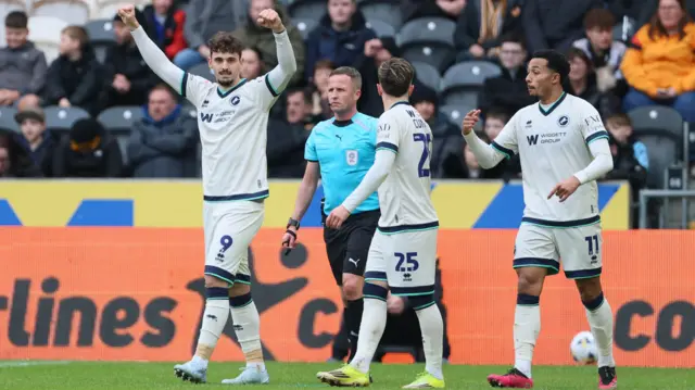 Millwall celebrate scoring