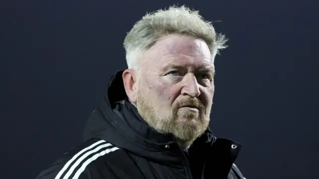 Portadown manager Niall Currie