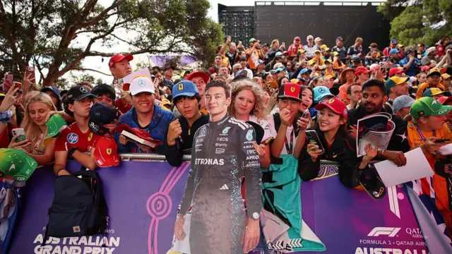 fans at the australian grand prix