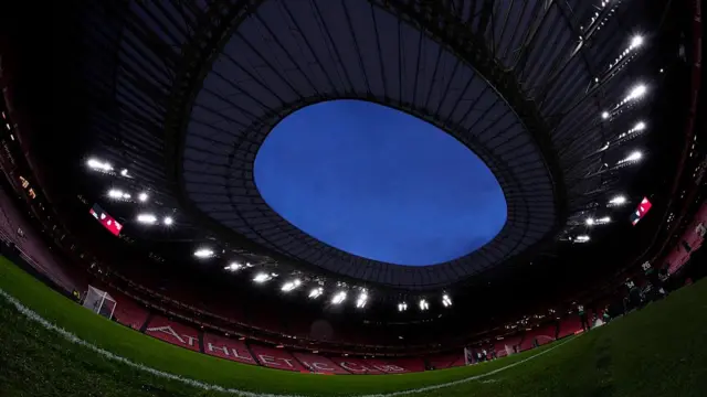 General view inside stadium during the La Liga EA Sports match between Athletic Club and Real Madrid CF