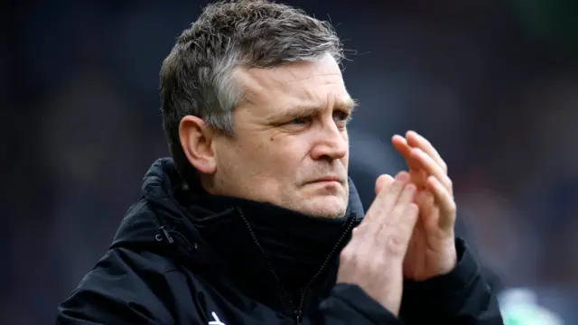 Michael Skubala applauds his team