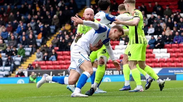 Blackburn v Portsmouth match action