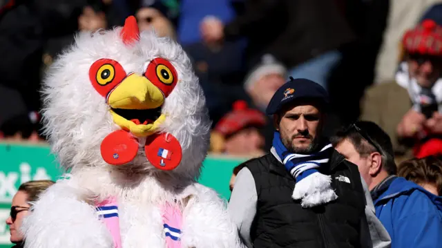 France fans at Murrayfield