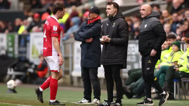 Adam Randell sent off