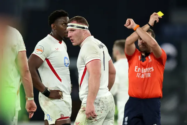 Sam Underhill yellow card