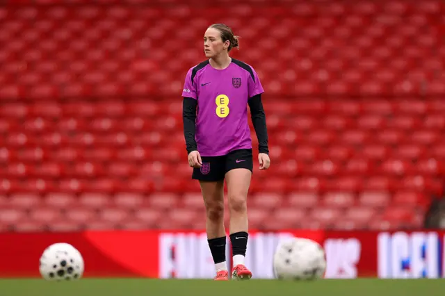 Clinton in England training