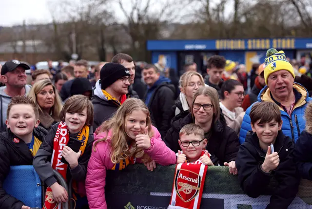 Mansfield town fans