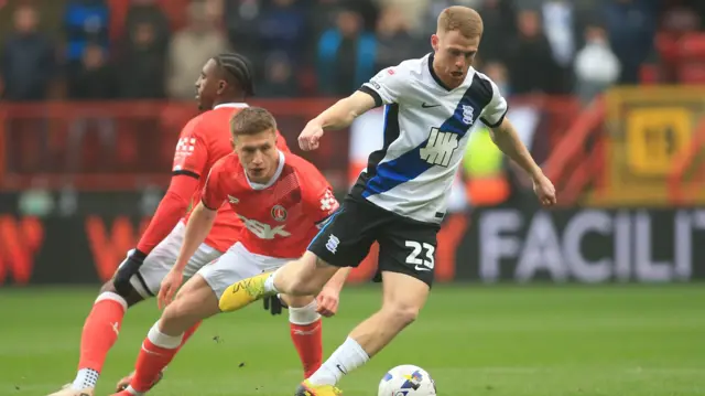 Charlton v Birmingham match action