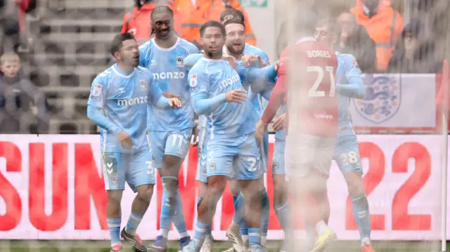 Coventry celebrate scoring