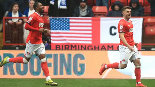 Charlton celebrate scoring