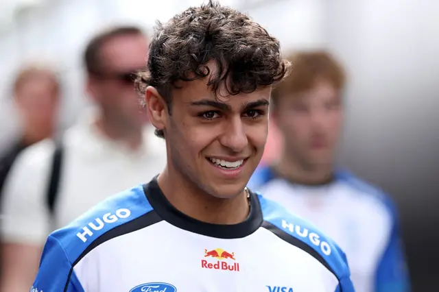 Arvid Lindblad at the Australian Grand Prix