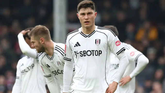 Fulham players deject