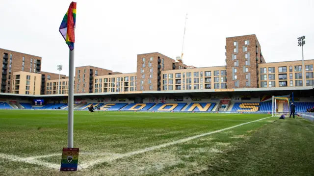 Plough Lane ahead of kick-off