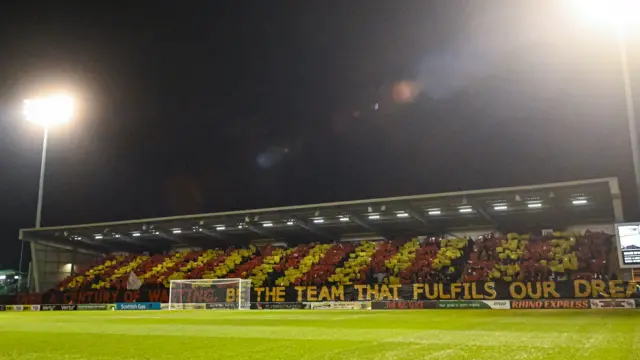 Thistle tifo