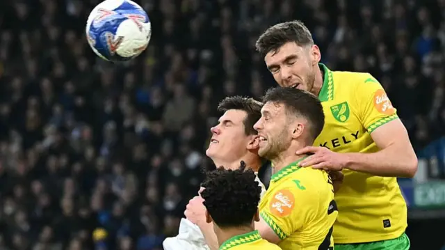 Leeds Norwich action