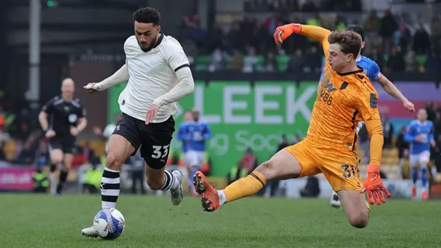 Port Vale action